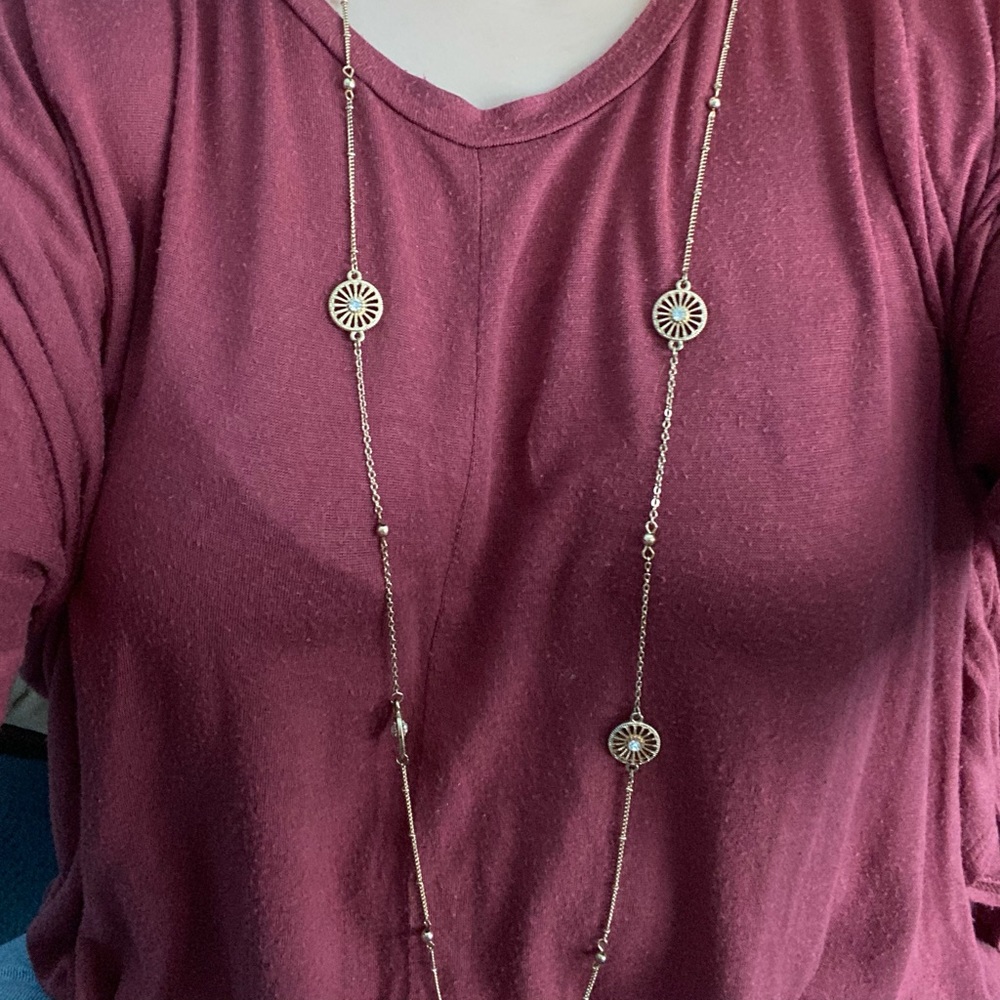 Francesca’s Long Length Pendant Style Necklace